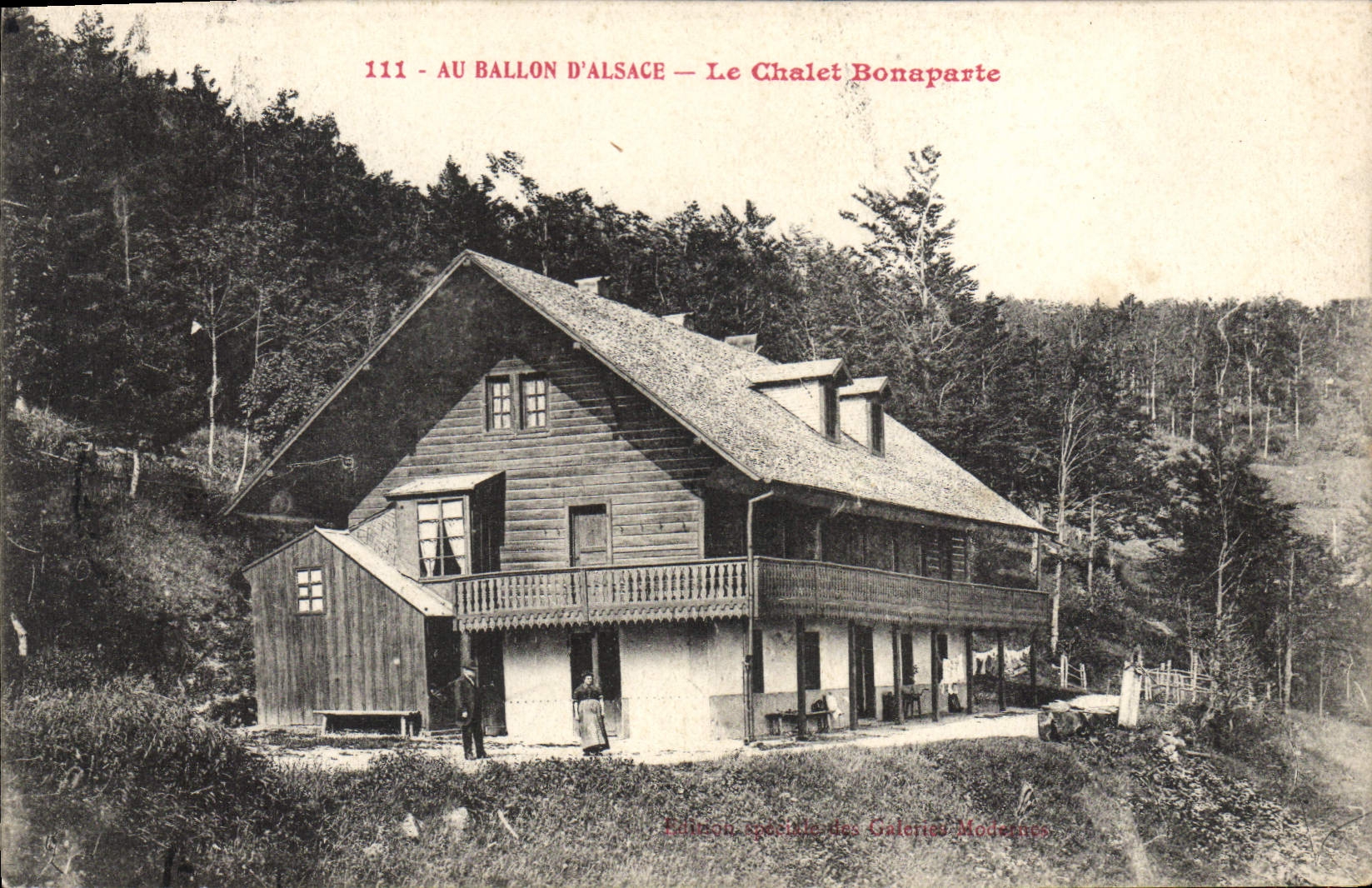 CPA Au Ballon d'Alsace Le Chalet Bonaparte 