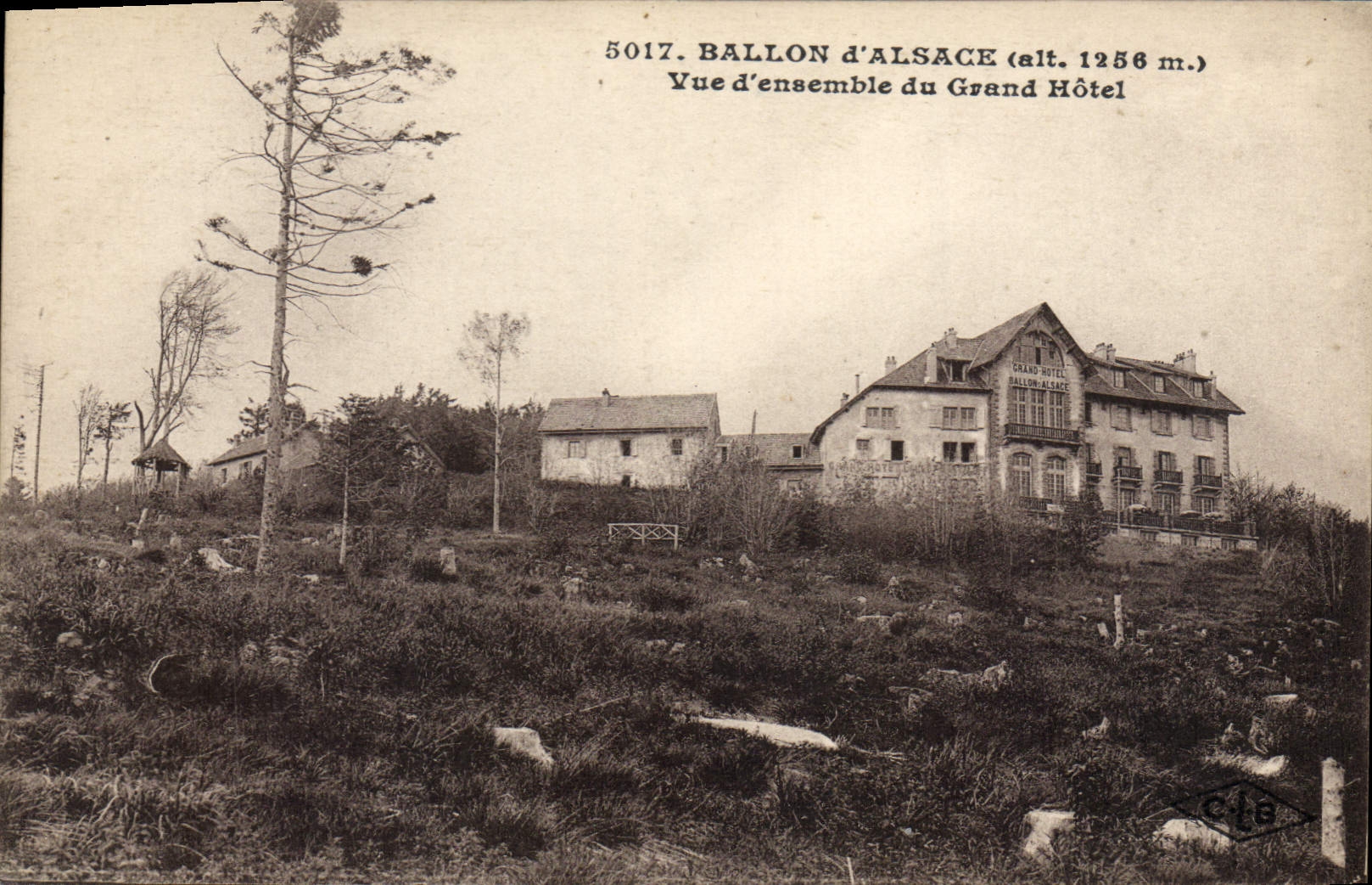 CPA Ballon d'Alsace vue d'Ensemble du Grand Hotel 
