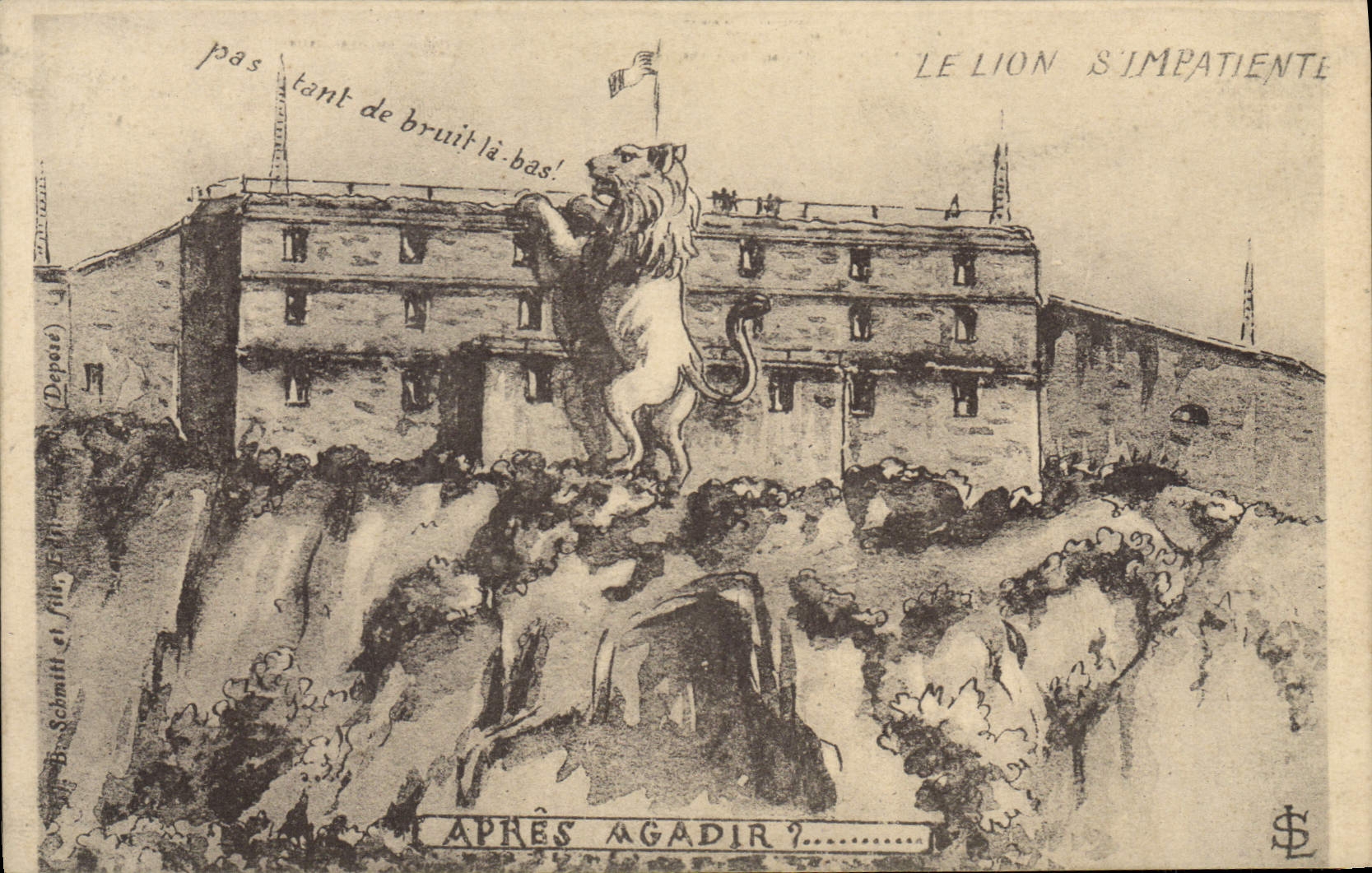 Le Lion s'Impatient — Après Agadir — Éditeur Schmitt & fils (Depoté)