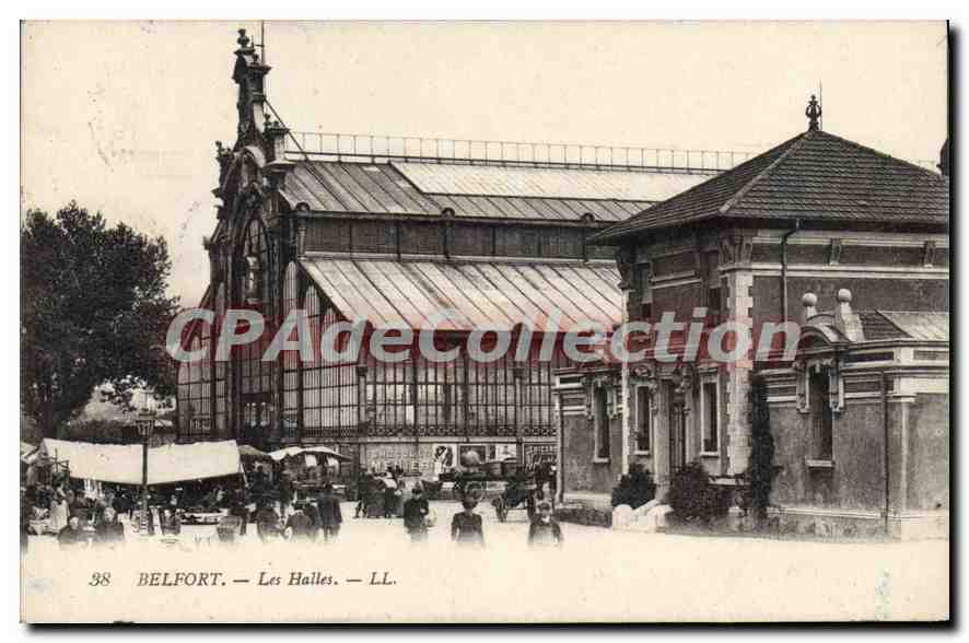 CPA Belfort Les Halles 