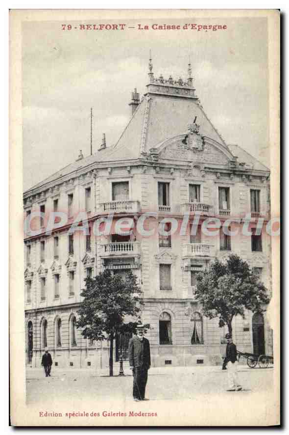 CPA Belfort La Caisse d'Epargne 