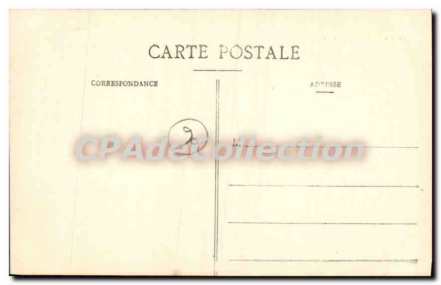 CPA Belfort Caisse d'Epargne et Place de la Republique  — Verso