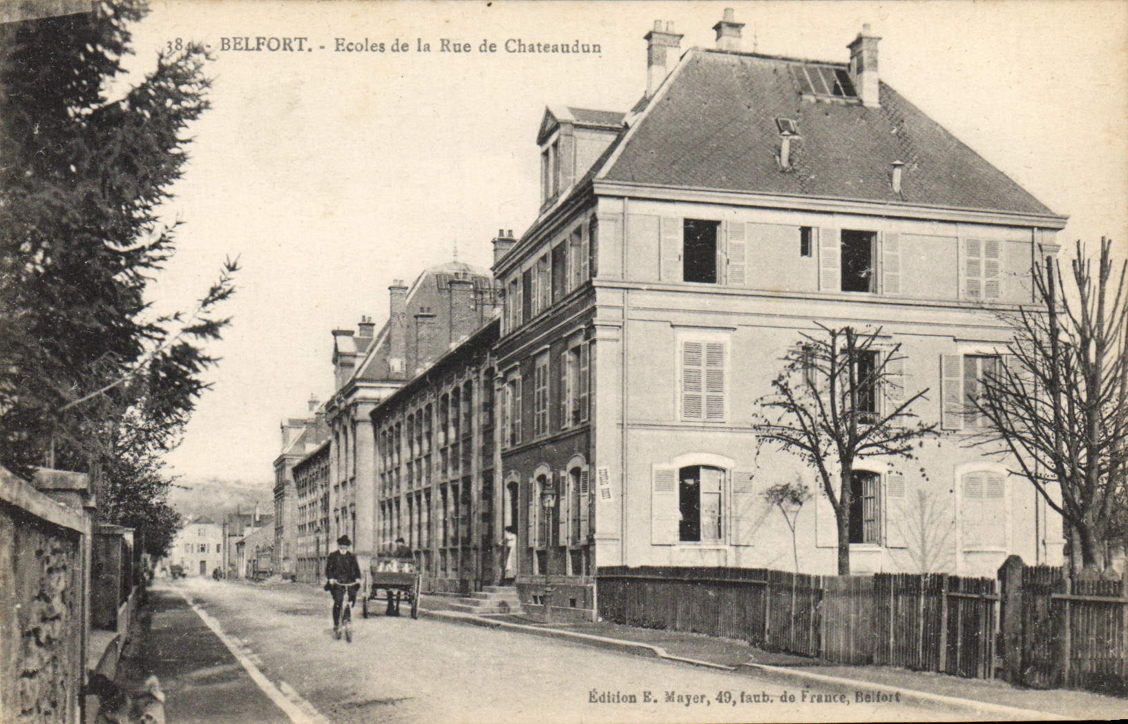 CPA Belfort Ecoles de la Rue de Chateaudun 