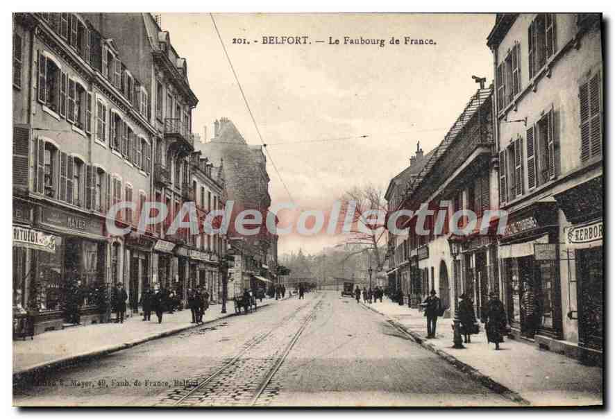 CPA Belfort Le Faubourg de France 