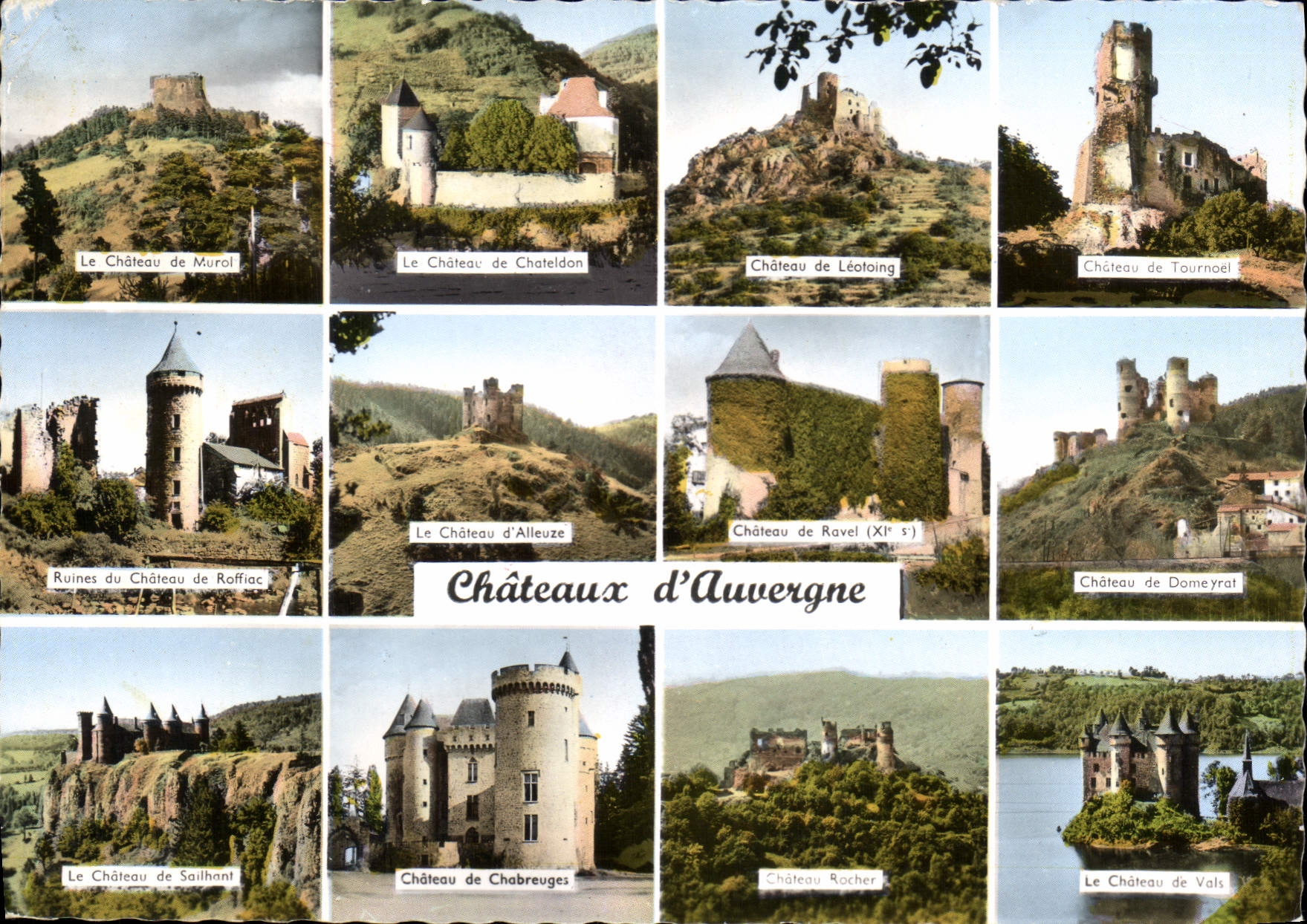 CPSM Chateaux d'Auvergne 
