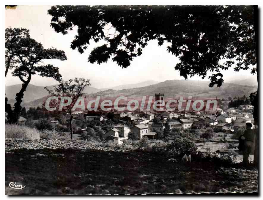 CPSM Augerolles Puy de Dome Bourg d'Augerolles Cote Sud 
