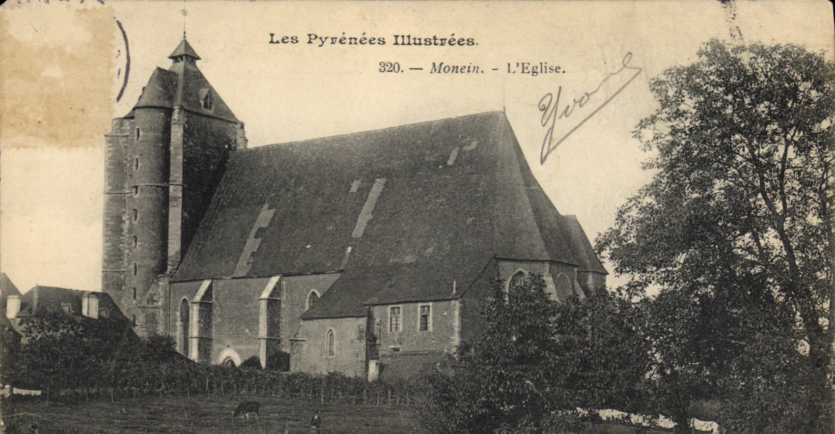 Monein - Die Kirche — Les Pyrénées Illustrées, n°320