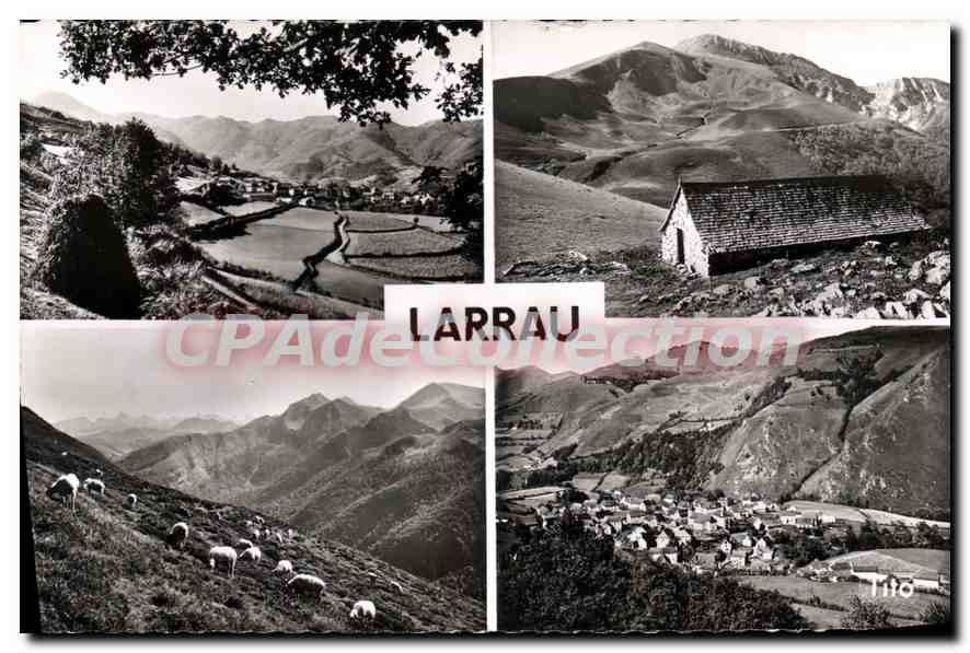 Larràu — Vue générale du massif d'Anie — M. Berault, 68, rue de la Martinière, Bordeaux