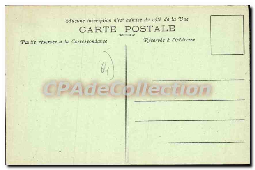 Cambo (B.P.) — Allée des Thermes — Phototypie Marcel Delboy, Bordeaux — Rückseite