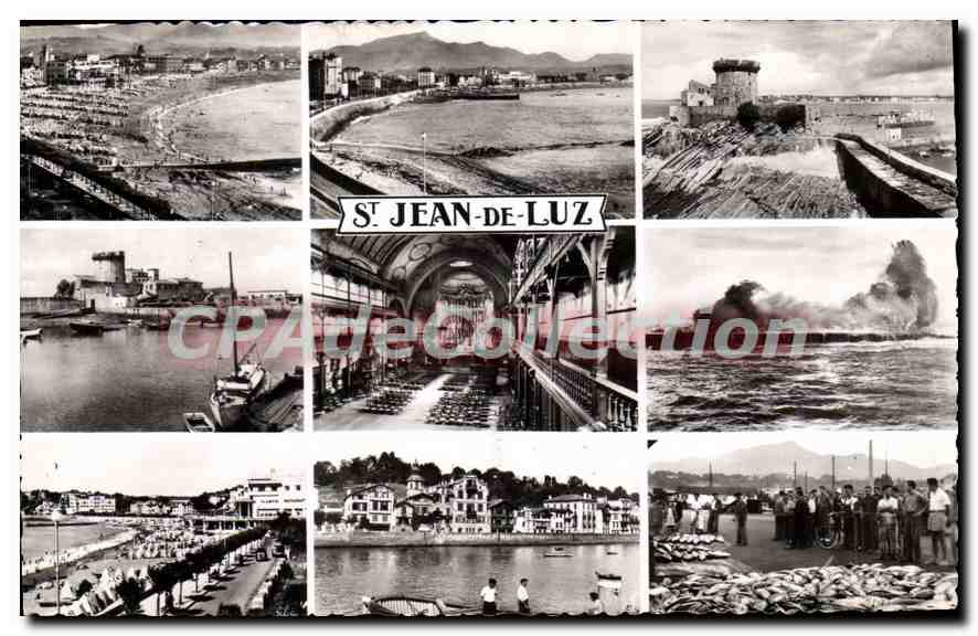 St Jean-de-Luz — vue panoramique — L. Chatagneau, 92, Cour-Victor-Hugo, Bordeaux - Anverso