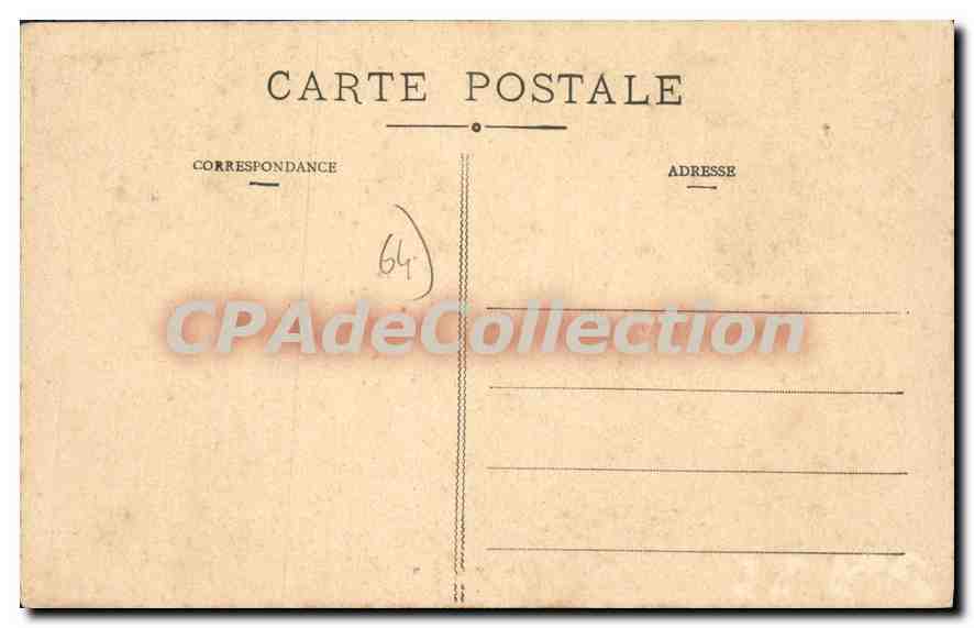CPA Les Pyrenees Deux Rivales  — Back