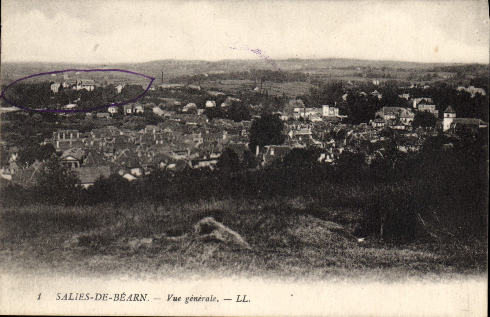 Salies-de-Béarn — Vue générale — LL.