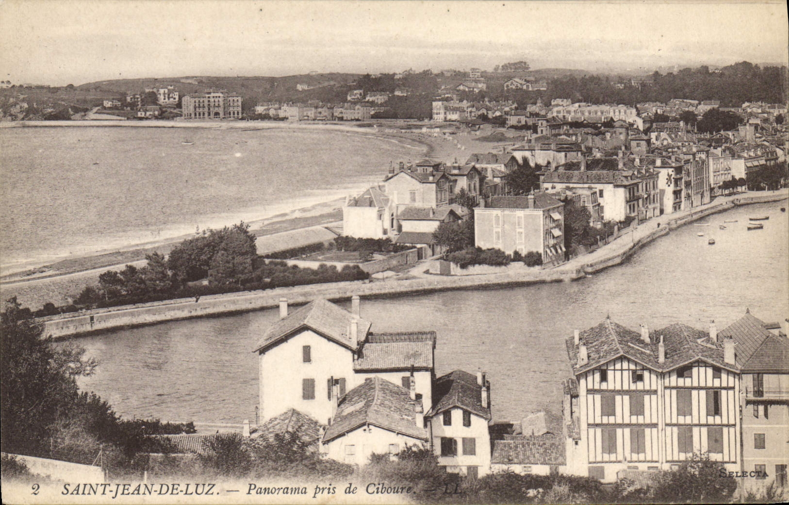 Saint-Jean-de-Luz — Panorama tomado desde Ciboure — Selecta