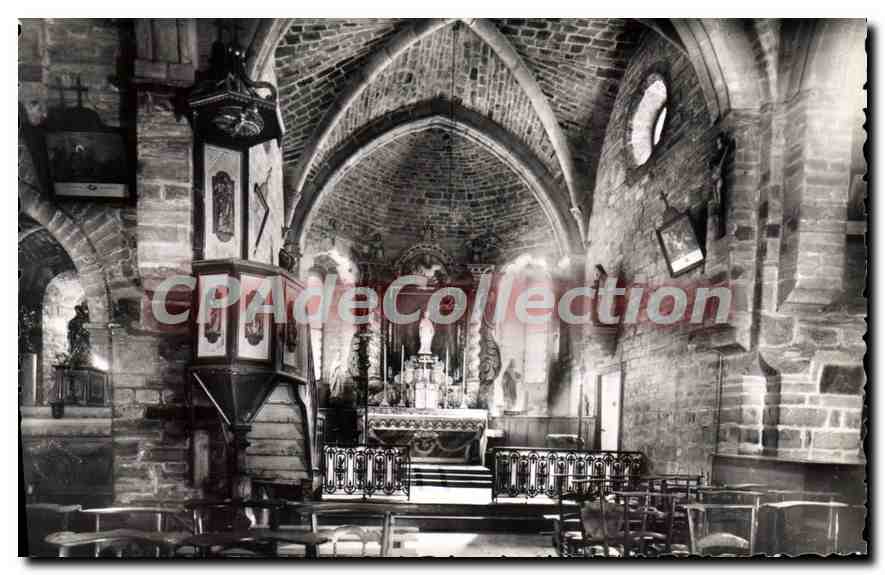 CPA L'Hopital Saint Blaise Basses Pyrenees Interieur de l'Eglise 