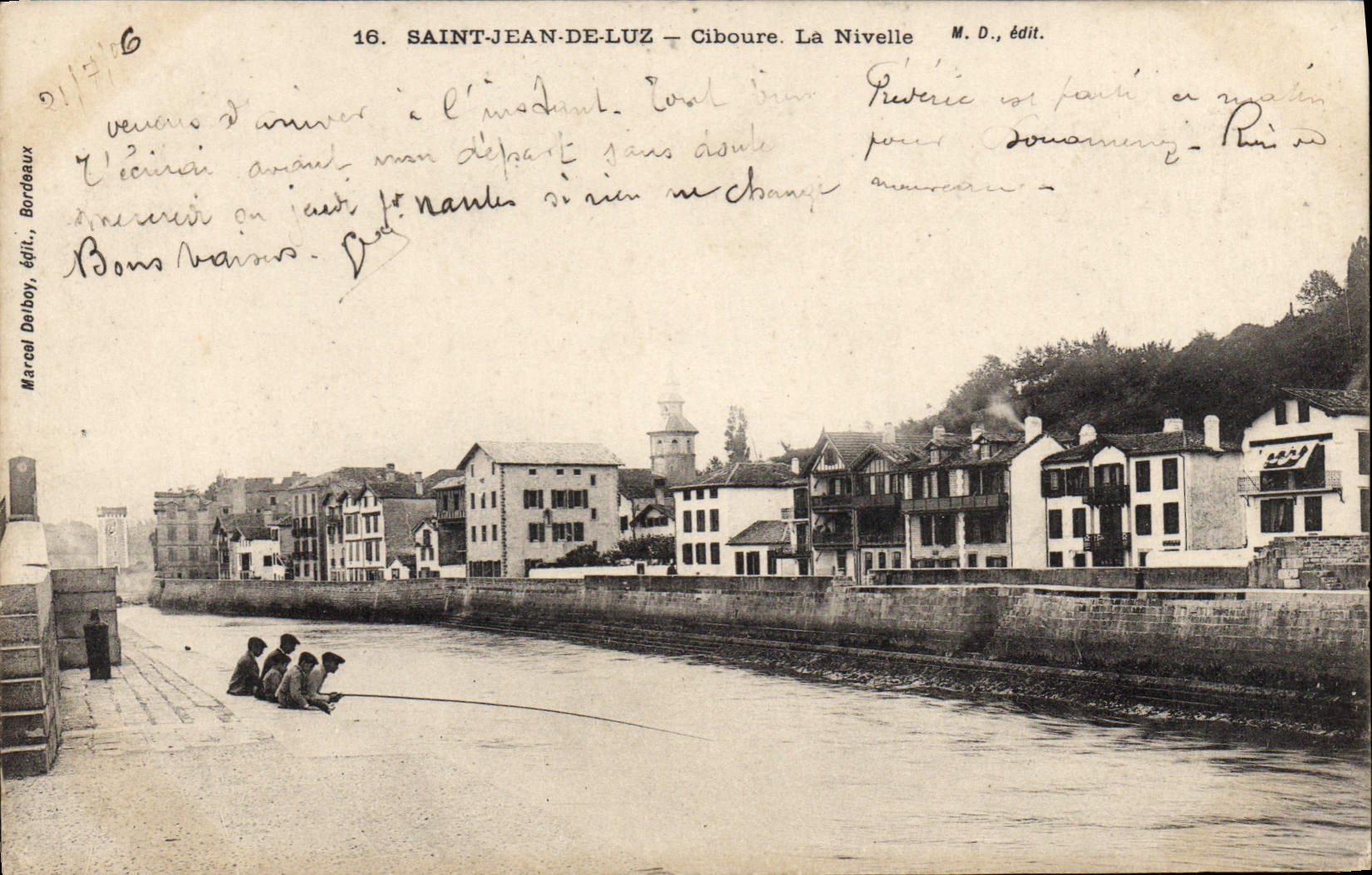 Saint-Jean-de-Luz — Ciboure. La Nivelle — Marcel Delboy, edit. Bordeaux
