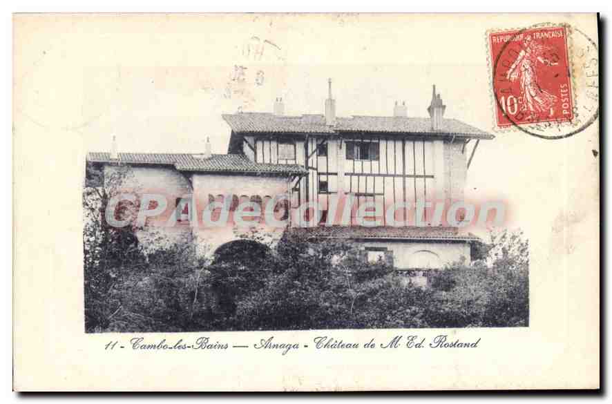 CPA Cambo les Bains Arnaga Chateau de M Ed Rostand 