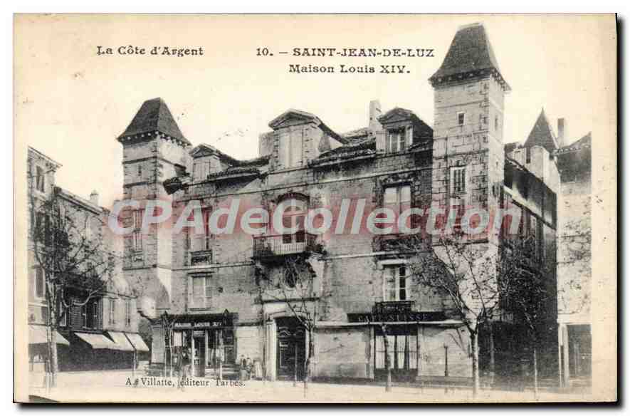 CPA La Cote d'Argent Saint Jean de Luz Maison Louis 