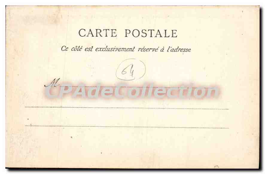 CPA Cambo les Bains Le Pont Payant pres de l'Etablissement Thermal  — Rückseite