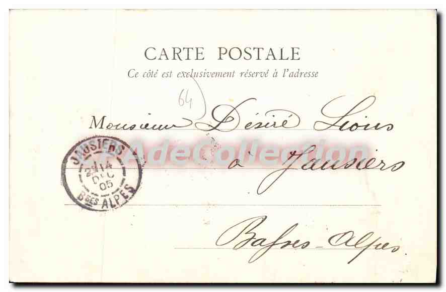 CPA Bayonne Le Pont et le Vieux Reduit  — Verso