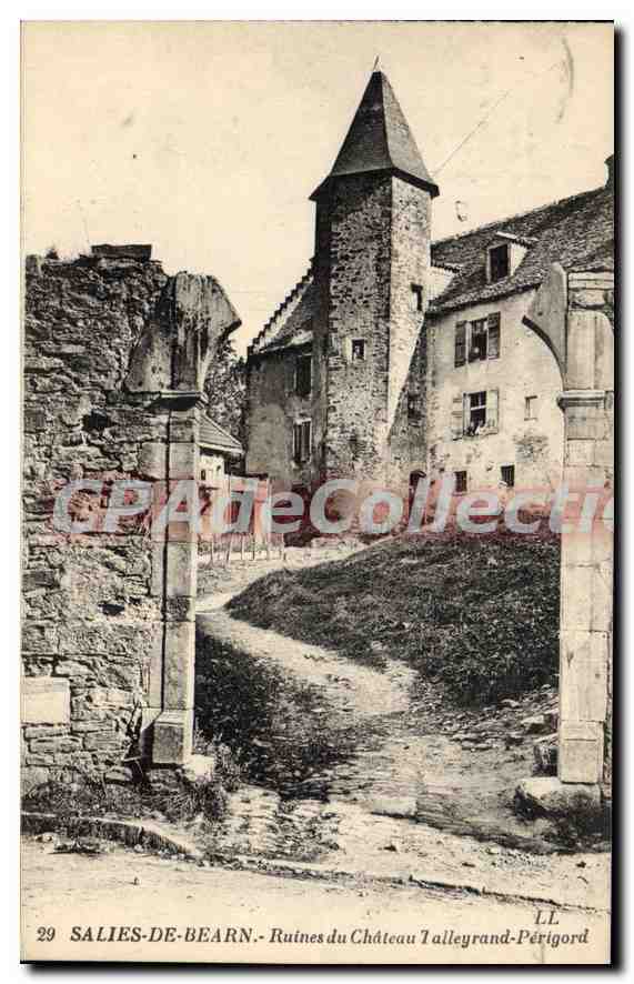 SALIES-DE-BEARN - Ruines du Château Talleyrand-Périgord — L.L. n°29