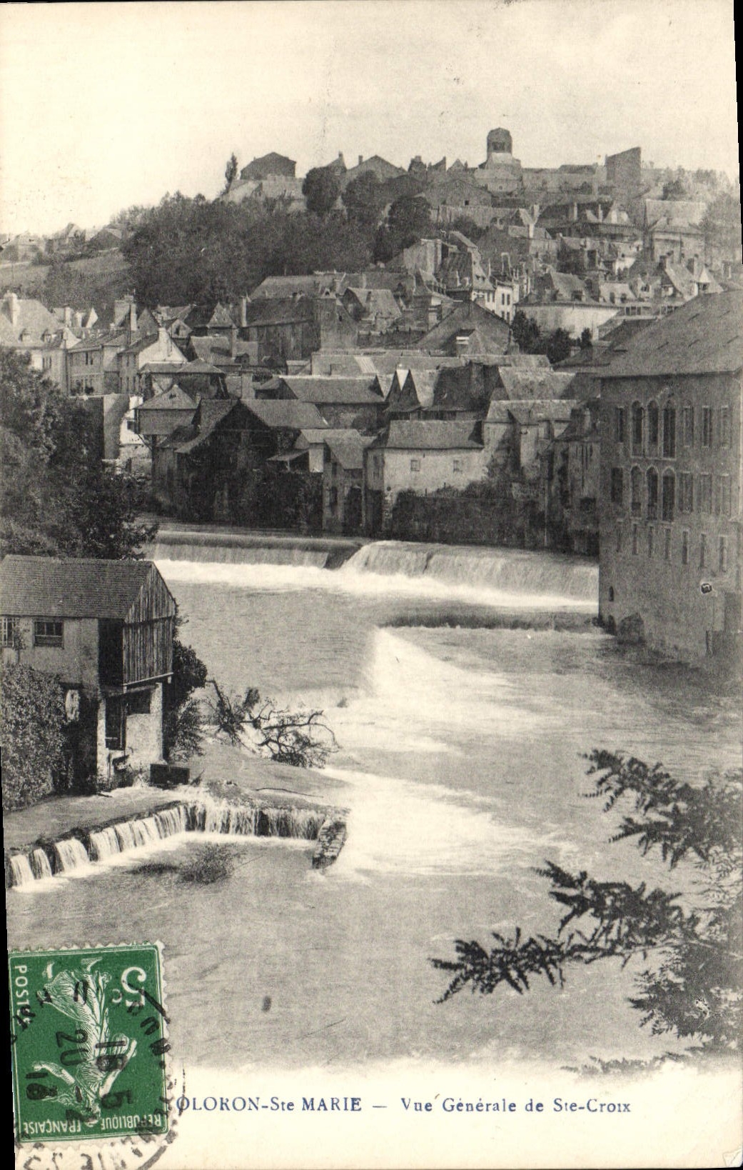 Oloron-Sainte-Marie — Vista generale di Ste-Croix — Editore Bérounou