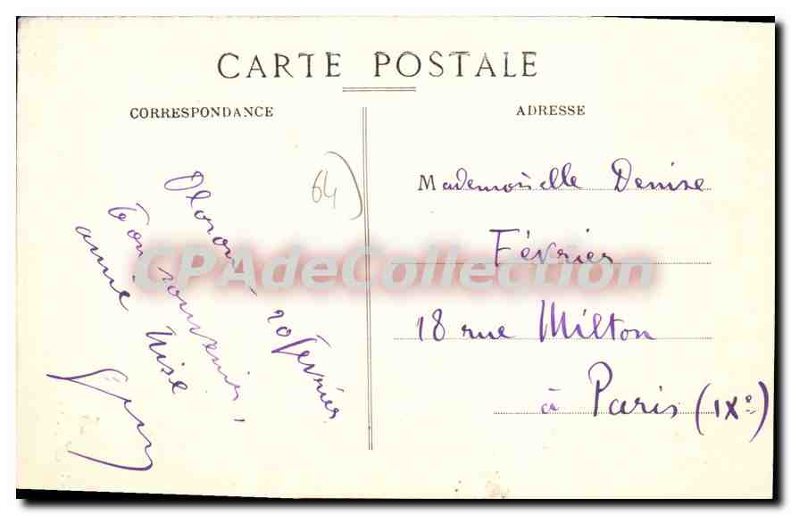 Oloron-Sainte-Marie — Vista generale di Ste-Croix — Editore Bérounou — Verso