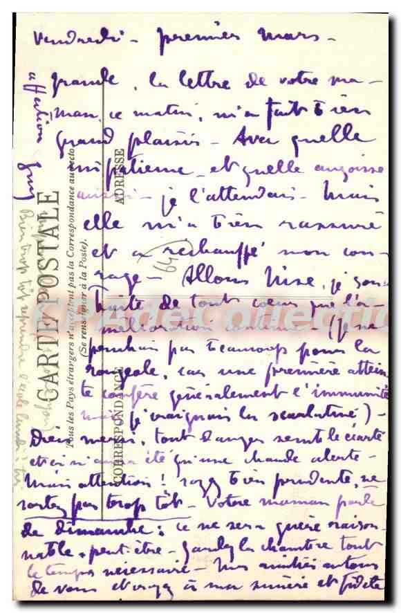 CPA Pau La Place Royale et la Mairie  — Verso