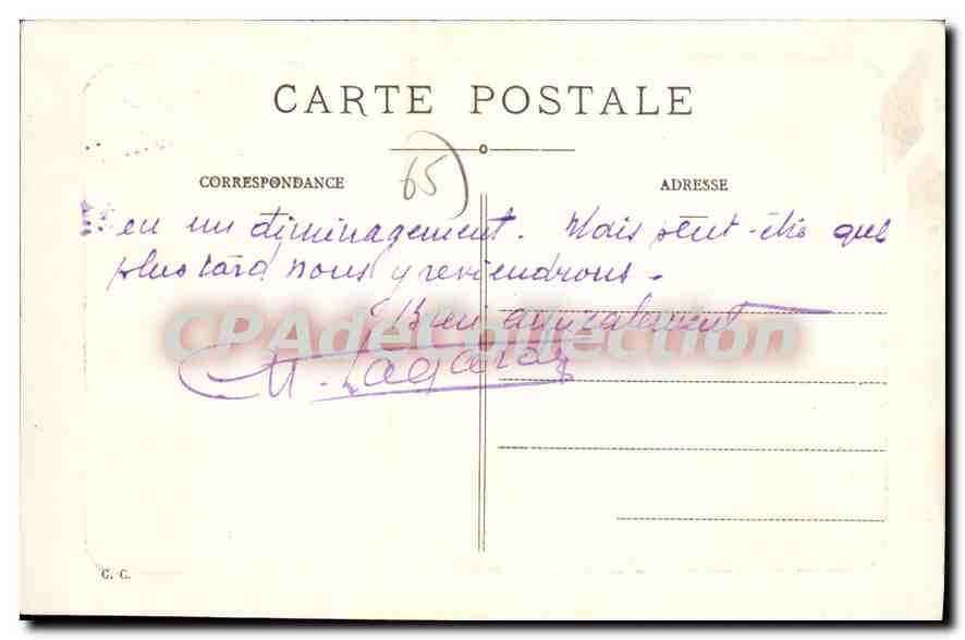 CPA Le Pont d'Espagne  — Rückseite