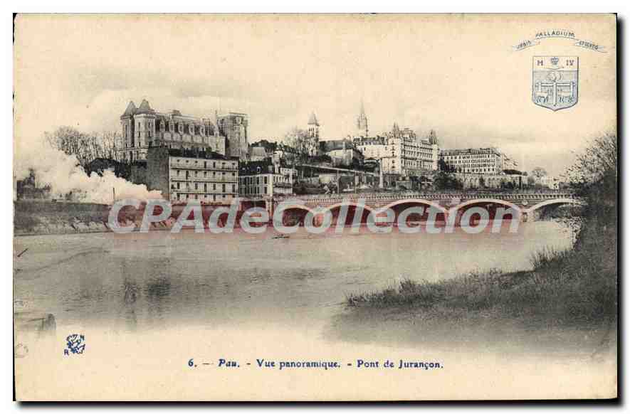 Pau — Vue panoramique — Pont de Jurançon — Galladium