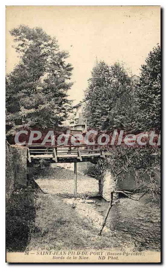 Saint-Jean-de-Port (Basses-Pyrénées) — Bords de la Nive — ND Phot.