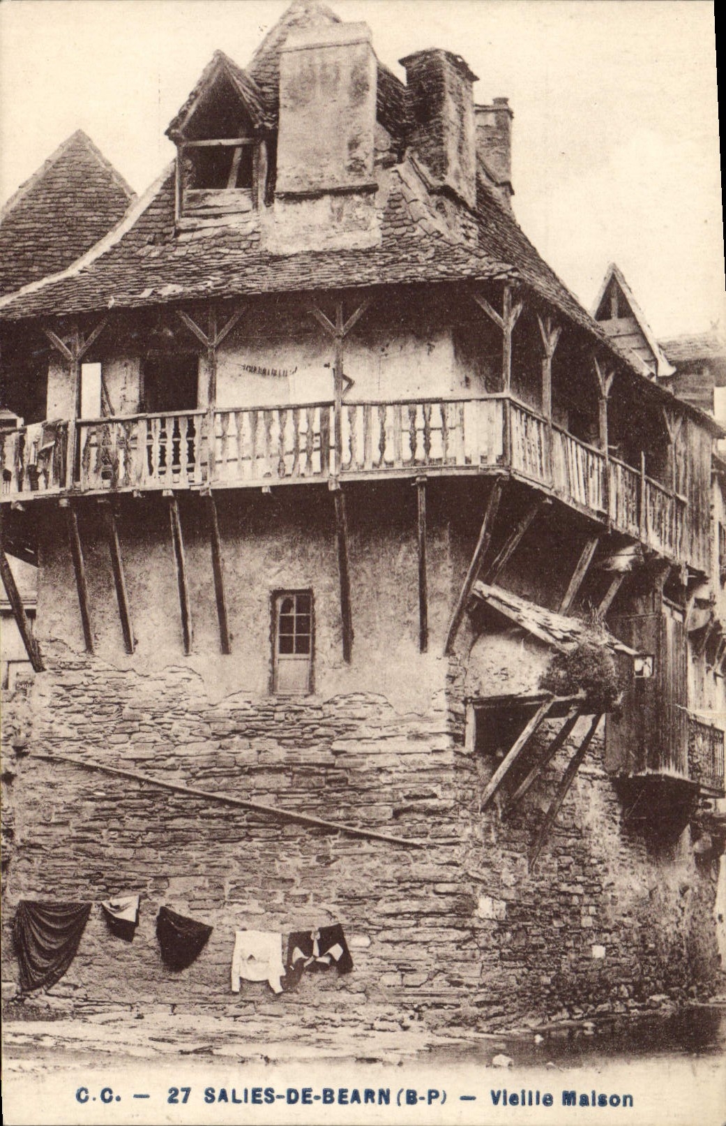 Salies-de-Béarn — Vieille Maison — Carrache, éditeur Pau