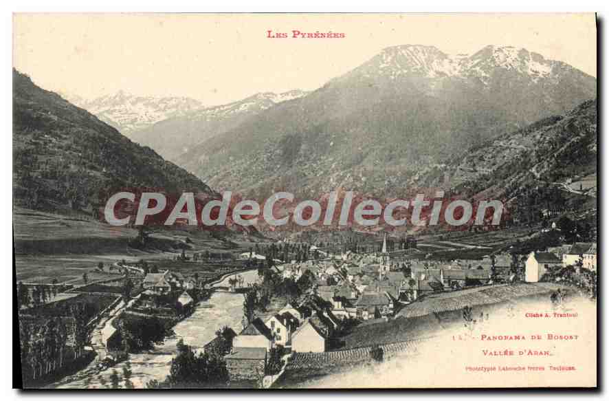 Panorama von Bosqet — Tal von Aran — Cliché A. Trantoul