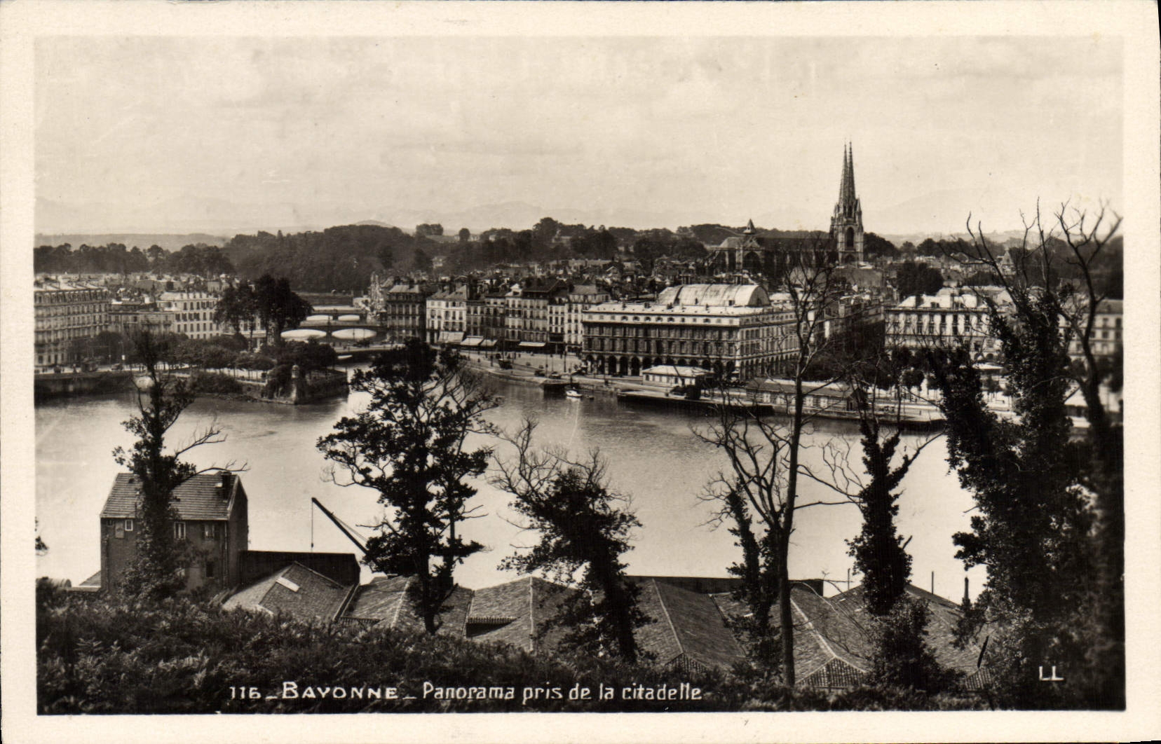 Bayonne - Panorama pris de la citadelle — LL — n° 118