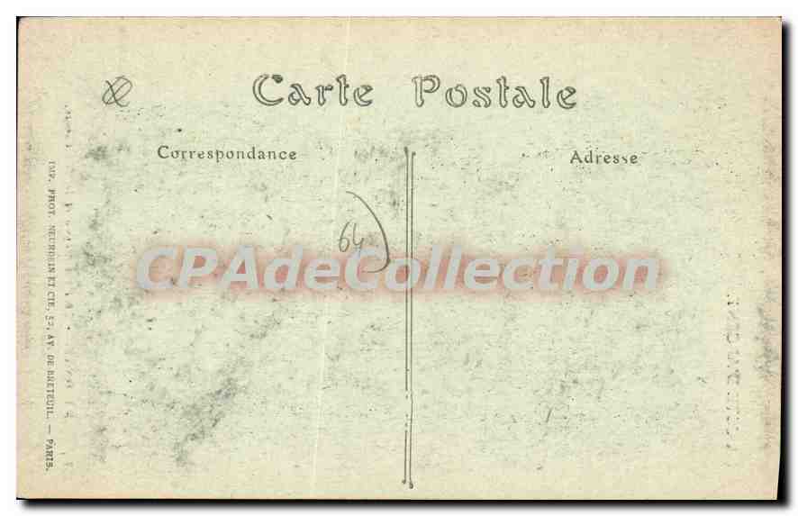Bayonne — Le Pont Mayou et la Cathédrale — Éditeur : Phot. Néerlandais, Paris, n° 253 — Verso