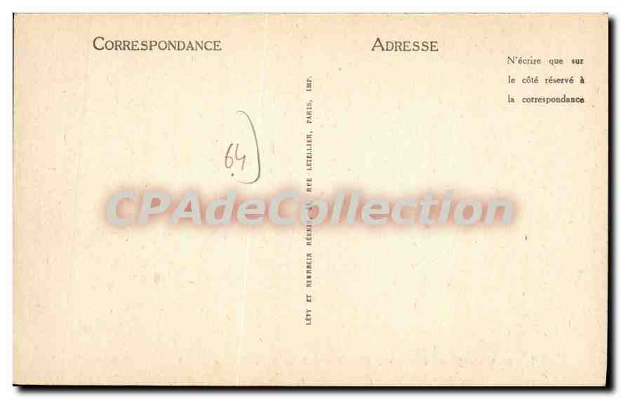 CPA Bayonne vue sur le Reduit et le Pont Saint Esprit  — Verso