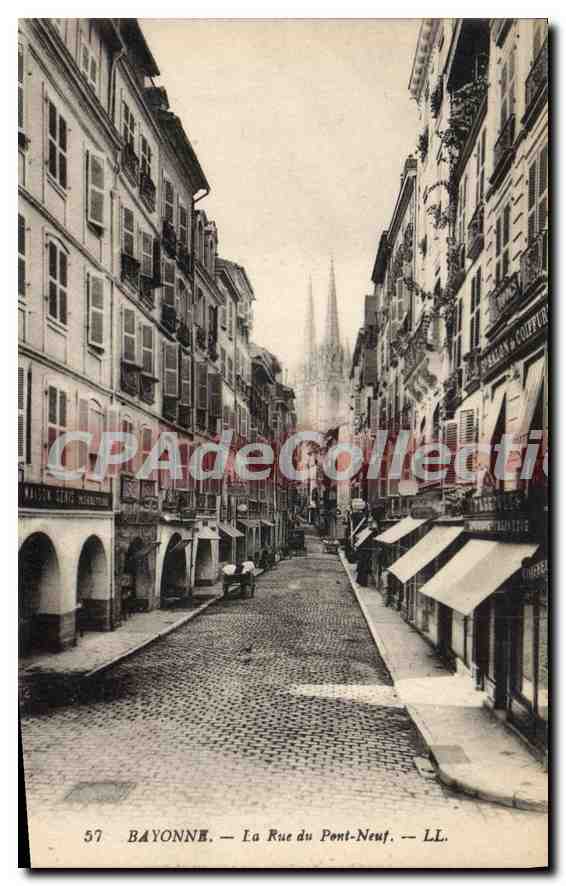 Bayonne — Ansicht der Rue du Pont-Neuf — LL, n°57