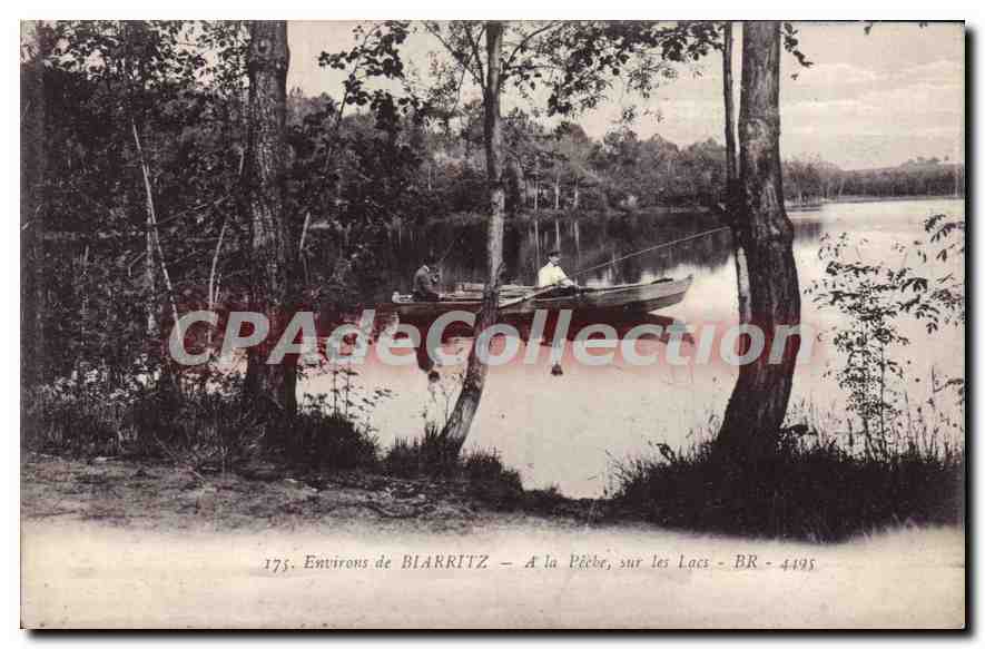 CPA Environs de Biarritz a la Peche sur les Lacs 
