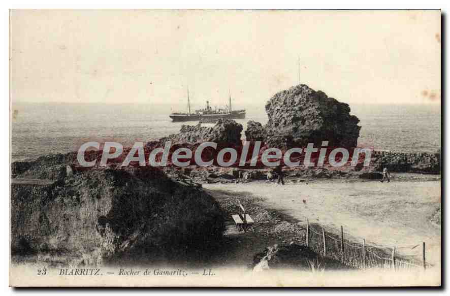 CPA Biarritz Rocher de Gamaritz