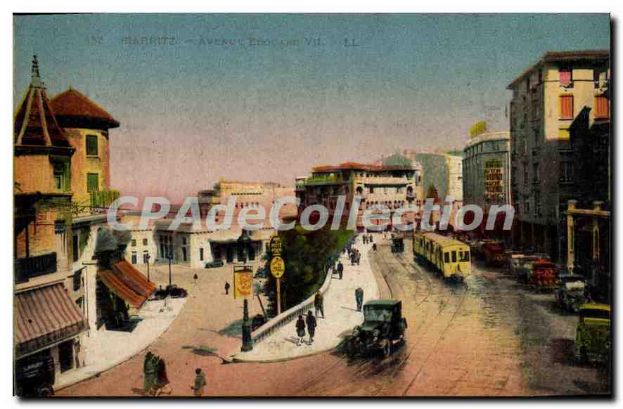 CPA Biarritz Avenue Edouard VII