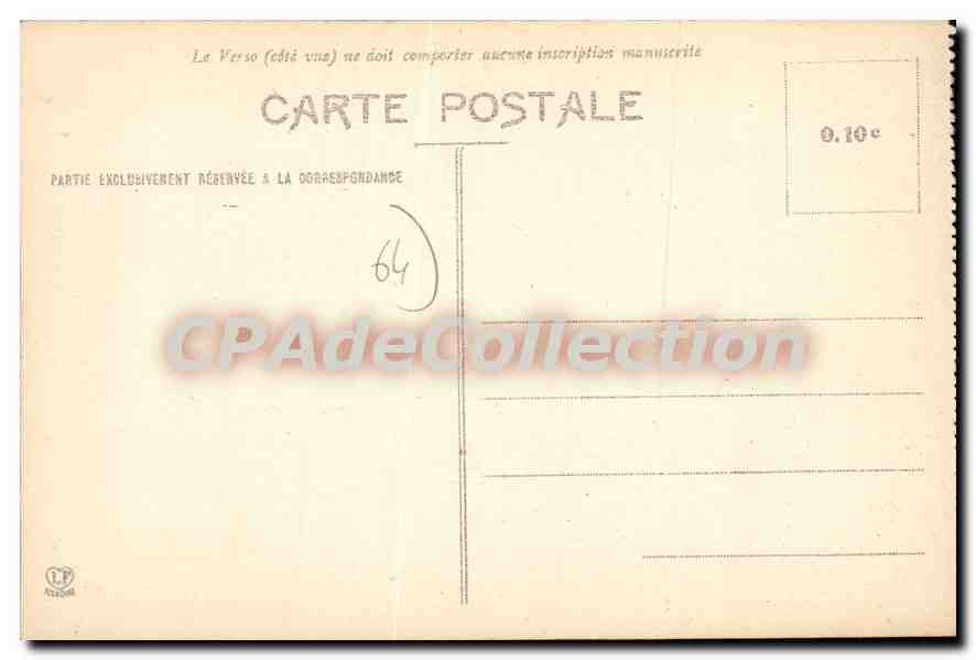 CPA Les Basses Pyrenees Bayonne Les Arenes  — Verso