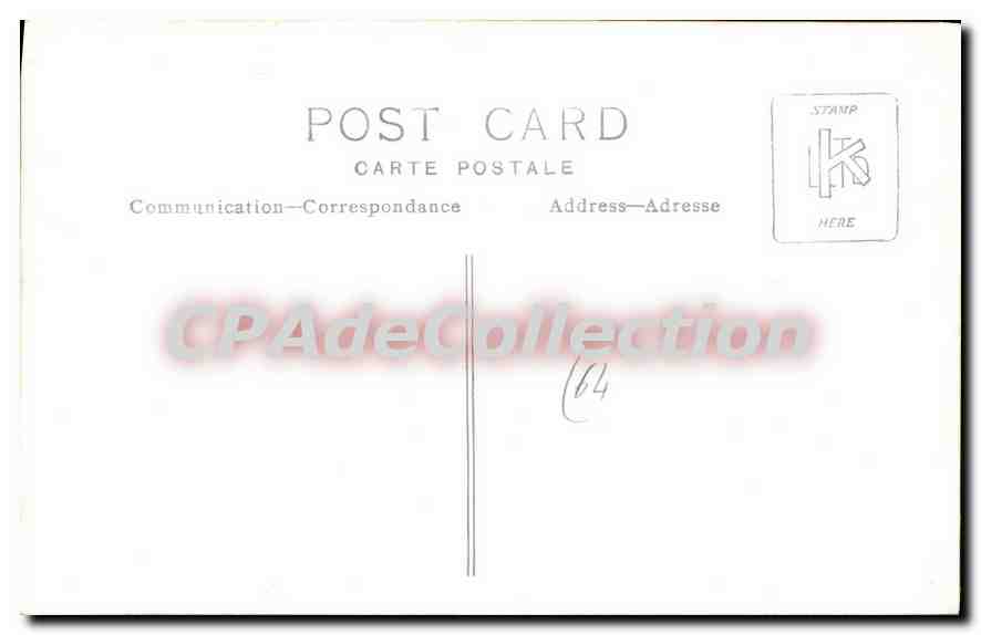 CPA lieu à identifier — Back