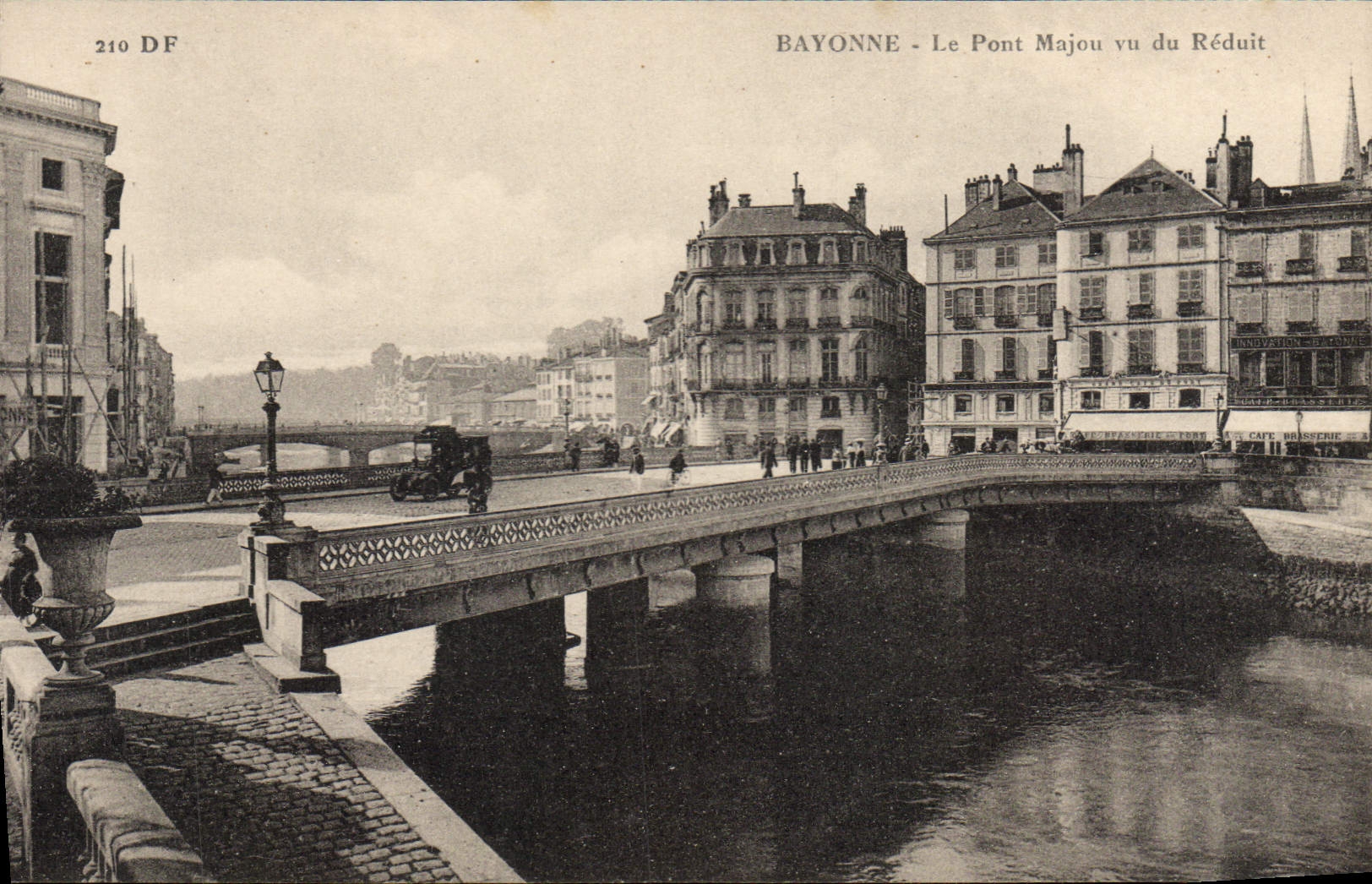 CPA Bayonne Le Pont Majou vu du Reduit 
