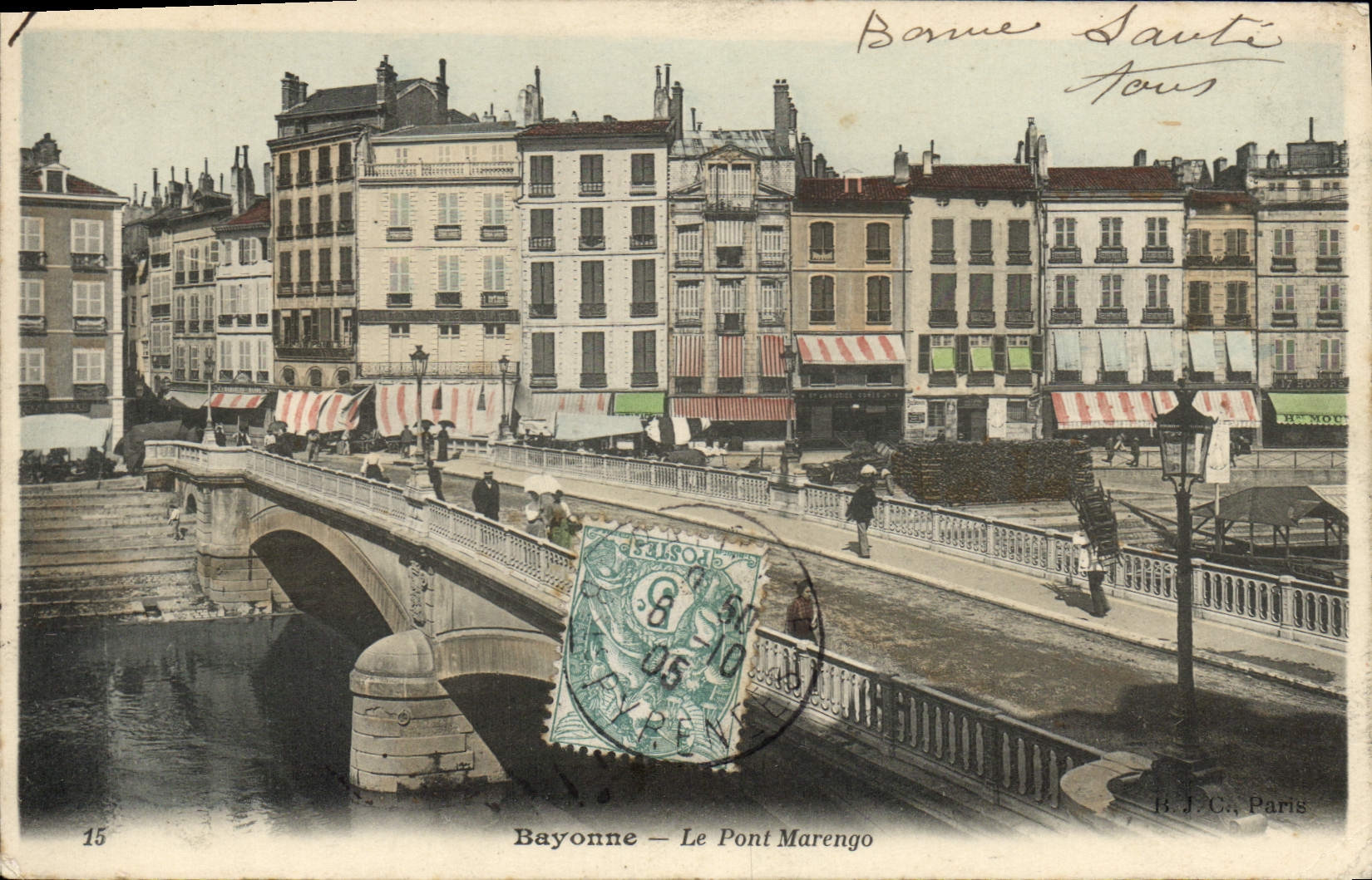 Bayonne — Le Pont Marengo — B.J.C., Paris, n°15