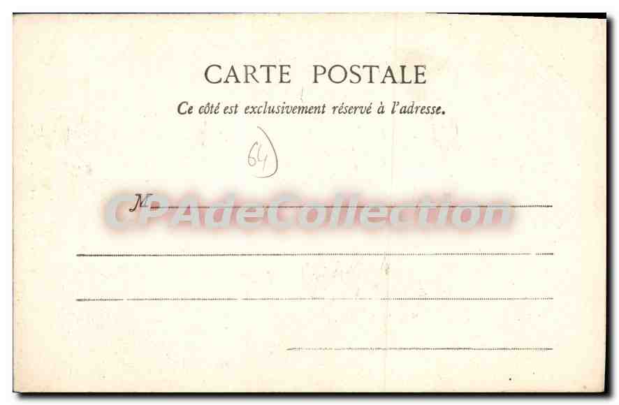 Bayonne - La Cathédrale — vue de la façade et des tours — Reverso