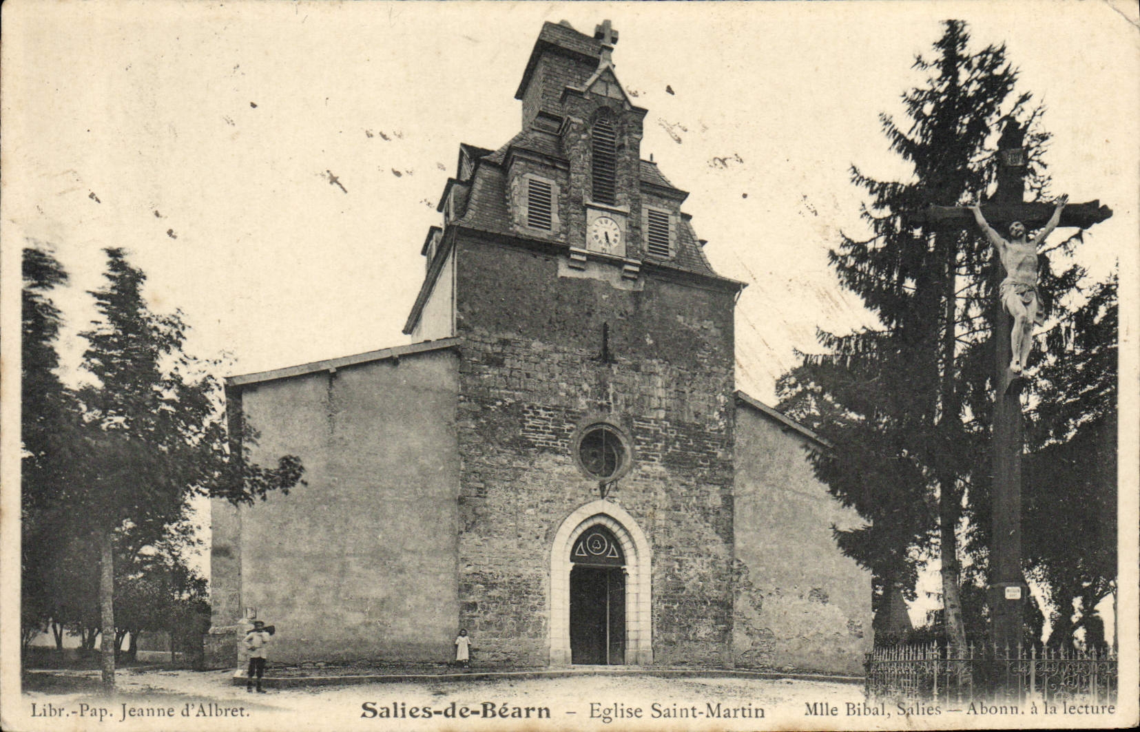 Salies-de-Béarn — Église Saint-Martin — Libr.-Pap. Jeanne d'Albret