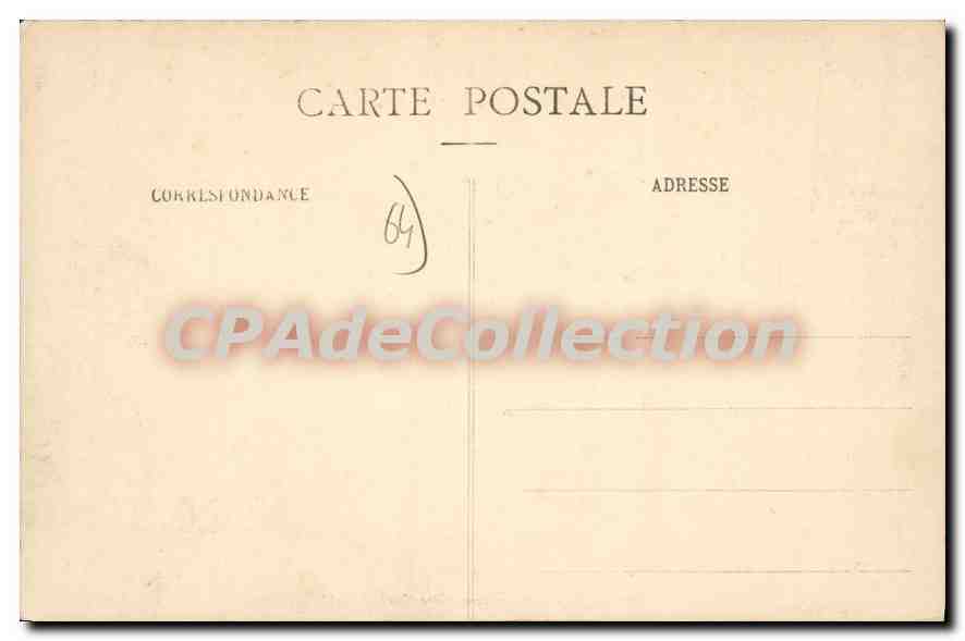 PAU - Vue générale (Côté Nord-Ouest) — Éditeur : Galeries Modernes, n°6 — Rückseite