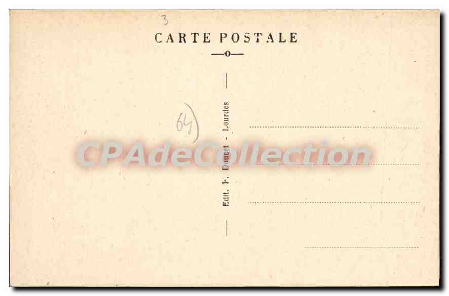 CPA Biarritz La Plage  — Rückseite