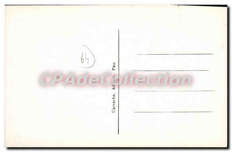 CPA Morlaas Basses Pyrenees Portail de L'Eglise  — Rückseite