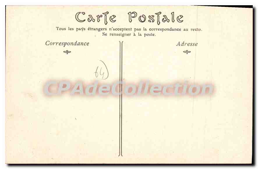 CPA Bayonne Le Pont Mayou dt le Theatre  — Verso