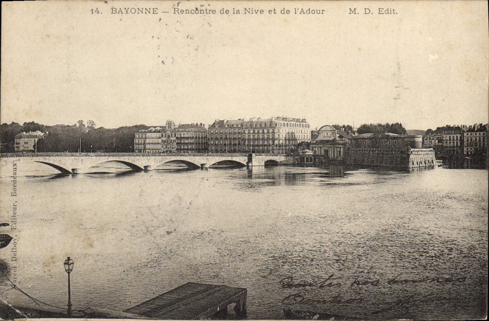 Bayonne — Rencontre de la Nive et de l'Adour — Marcel Dolho, Bordéaux, n°14